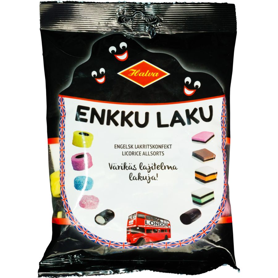 Halva Enkku Laku assorteret lakridsblanding 240 g