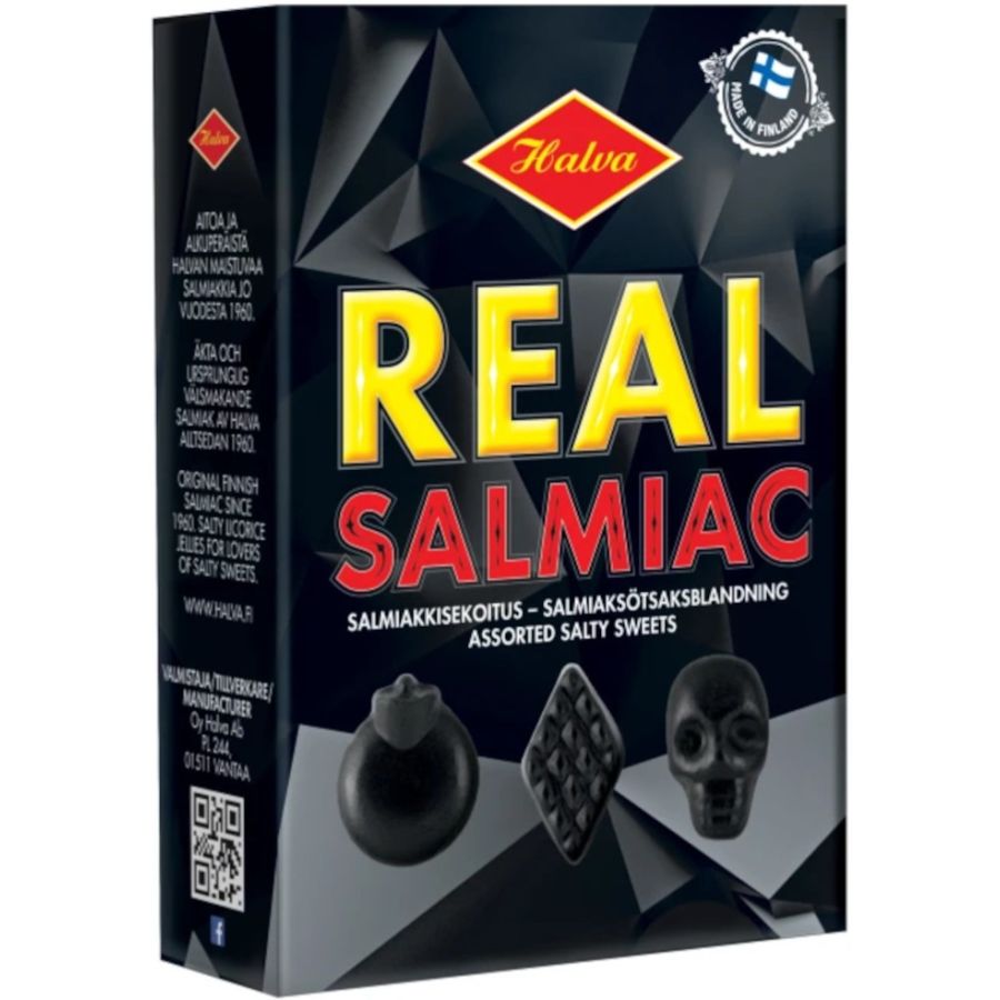 Halva Real Salmiac, æske 230 g