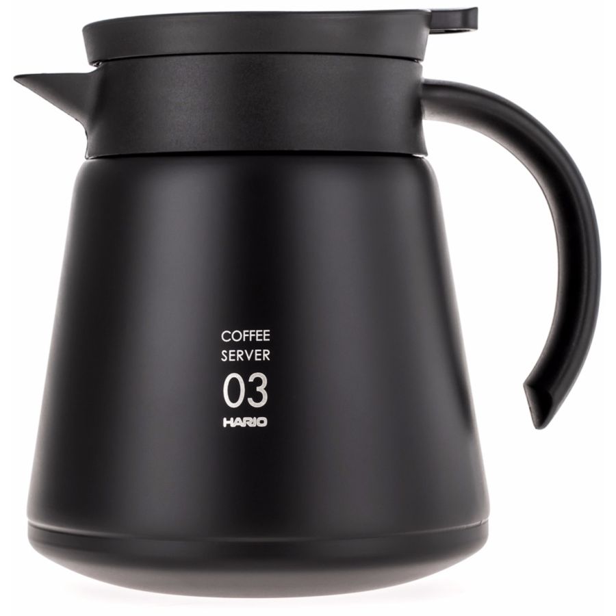 Hario V60 Insulated Stainless Steel Server størrelse 03 800 ml, sort