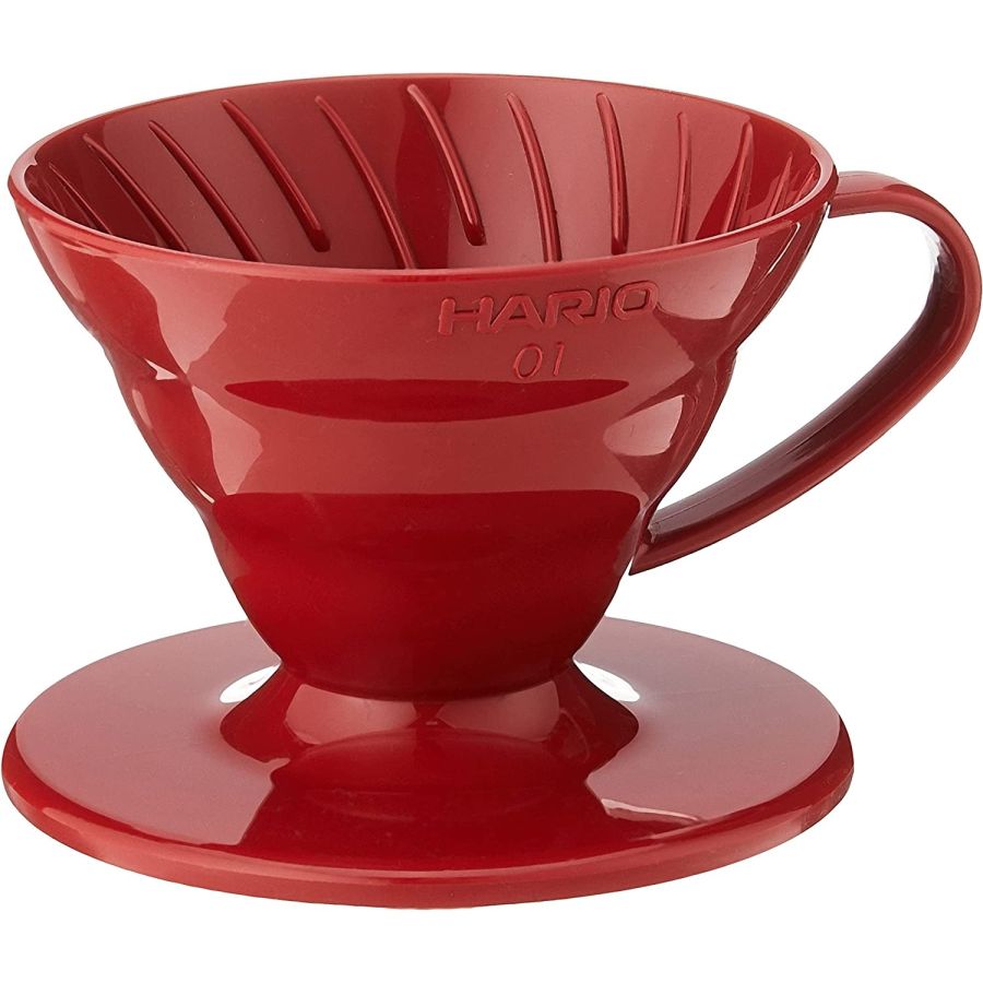 Hario V60 Dripper størrelse 01 filterholder, rød plast