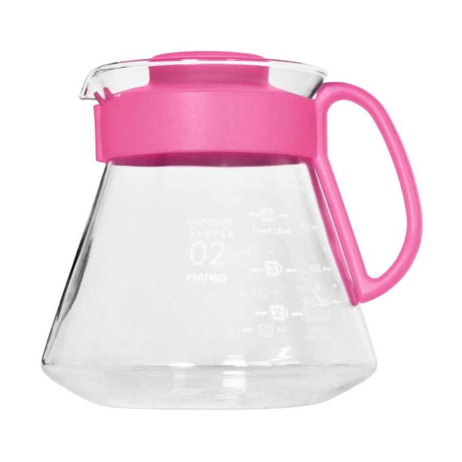 Hario V60 Range Server Candy Edition Size 02, 600 ml Flamingo Pink