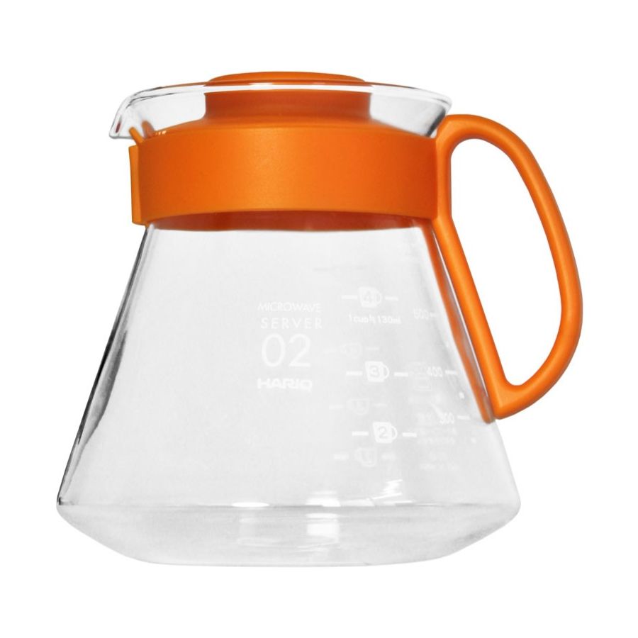 Hario Hario V60 Range Server Candy Edition størrelse 02, 600 ml Koi Orange