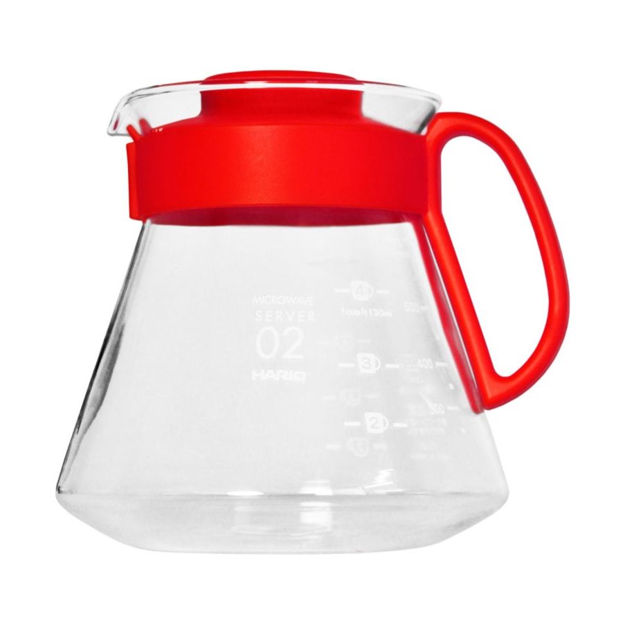 Hario V60 Range Server Candy Edition Size 02, 600 ml Desert Red