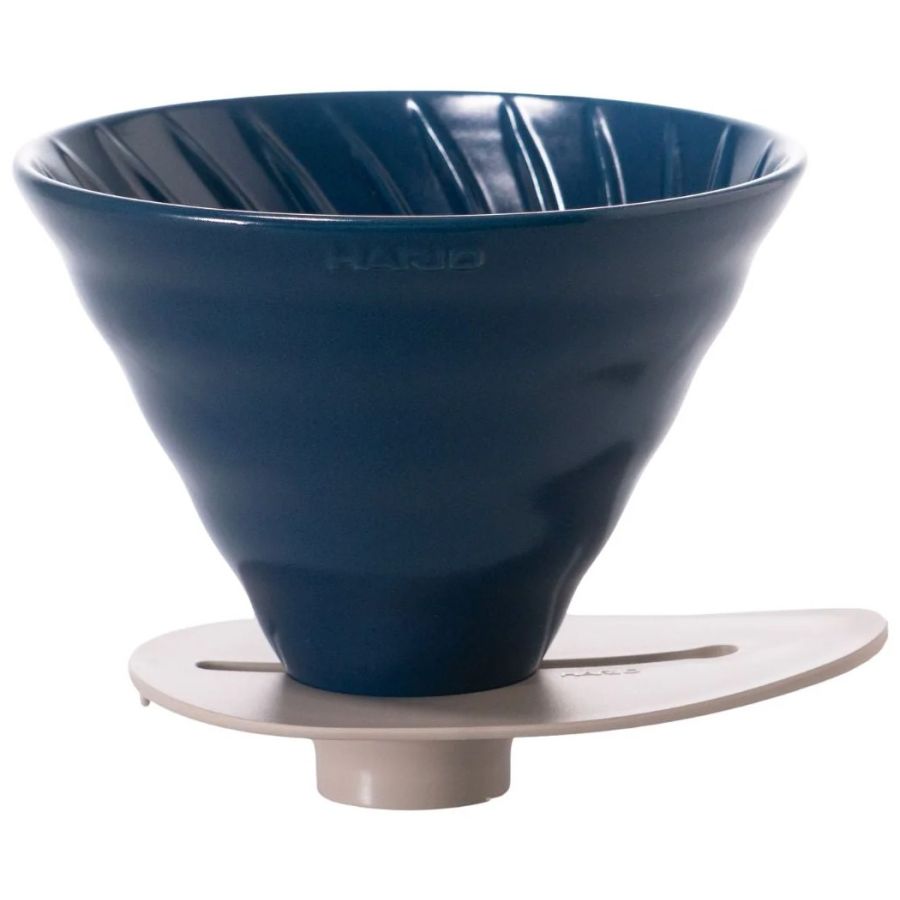 Hario V60 Switch & Match keramisk filterholder størrelse 03, mat marineblå