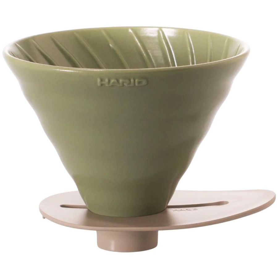 Hario V60 Switch & Match keramisk filterholder størrelse 03, oliegrøn