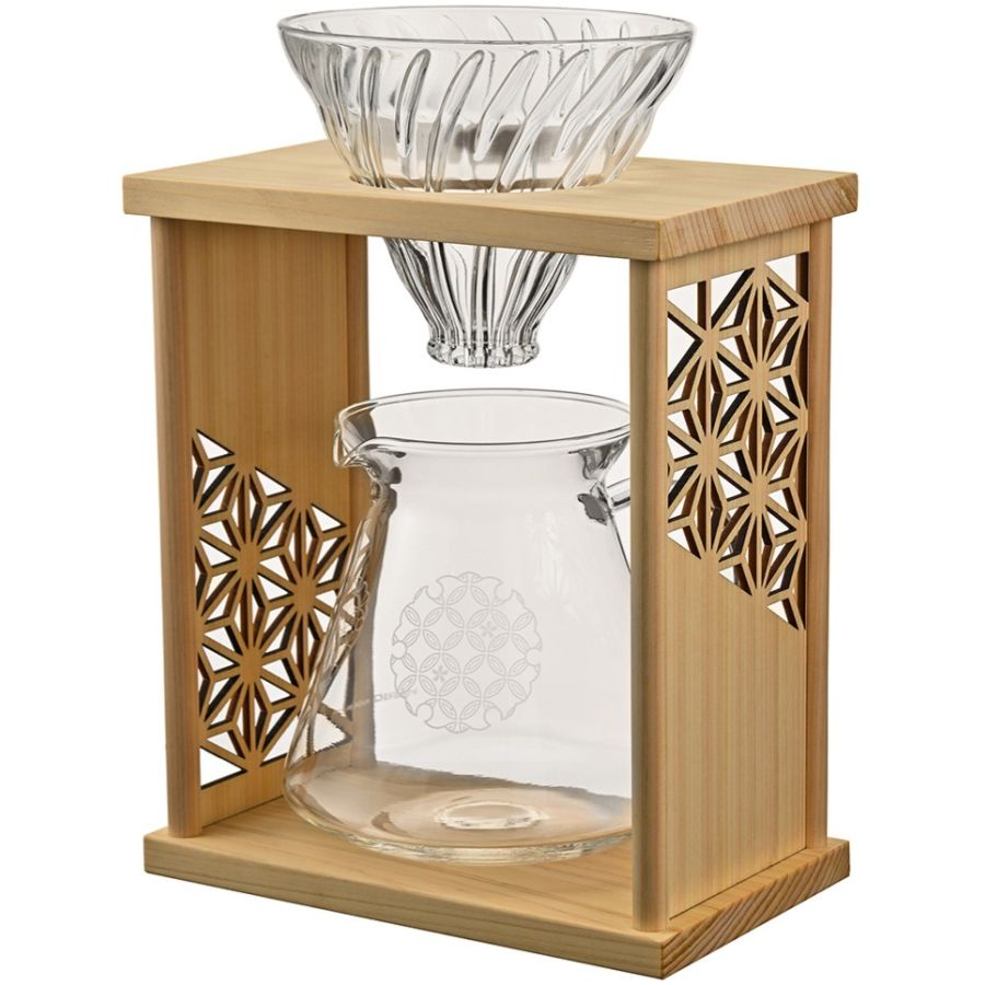 Hario Hario V60 AYA Drip Stand Set, naturtræ