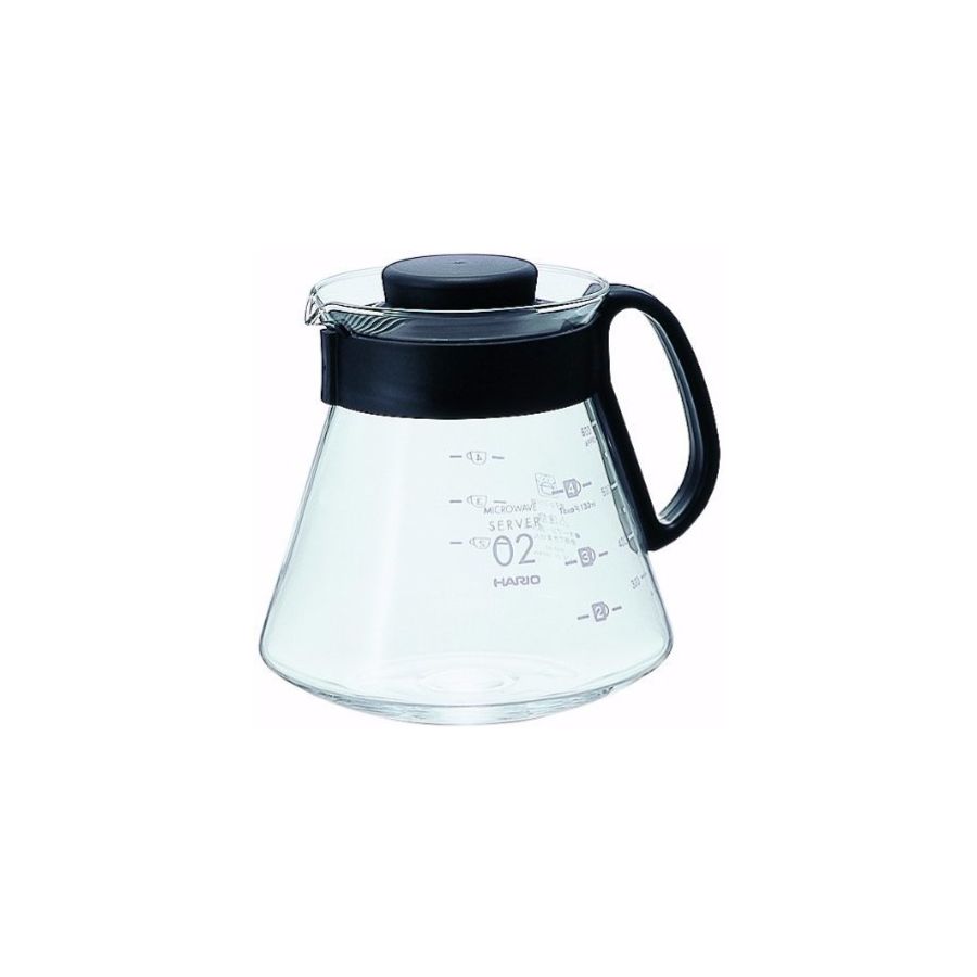 Hario V60 Range Mikroovn Server kaffekande størrelse 02, 600 ml