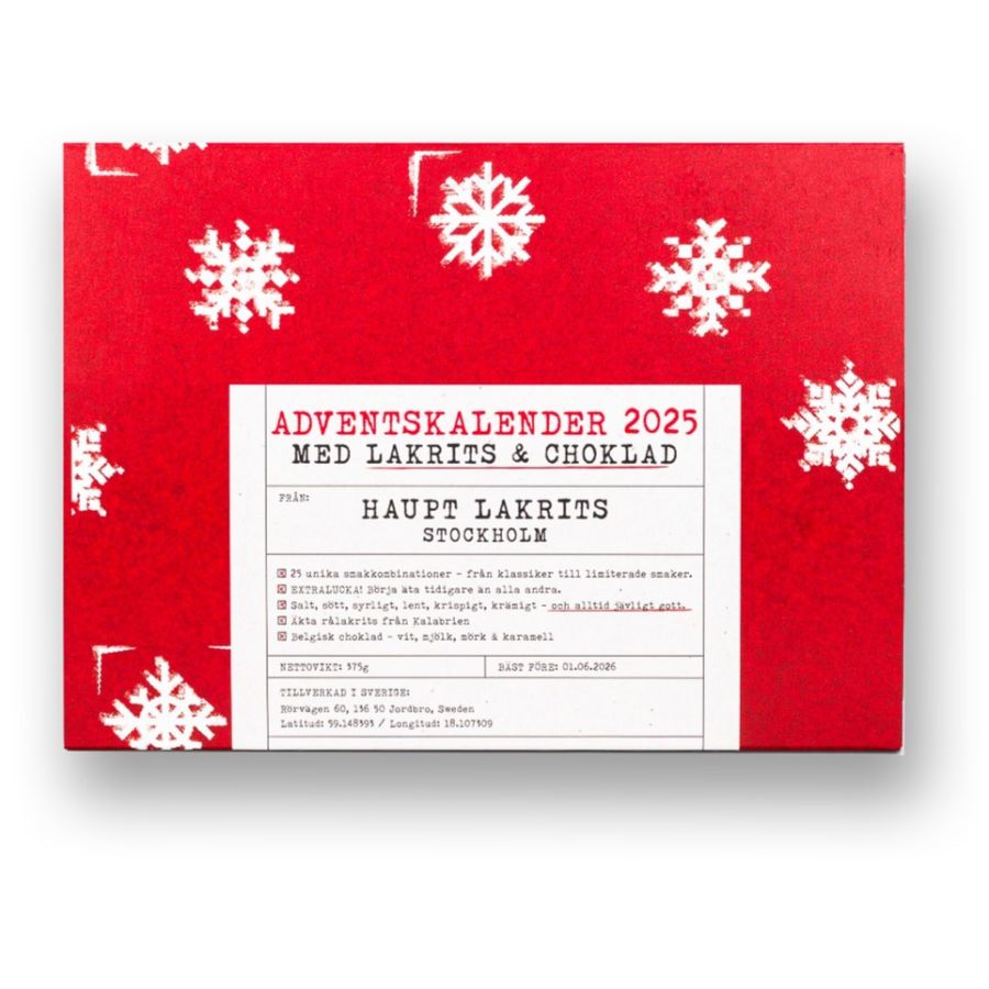 Haupt Lakrits adventskalender 2025