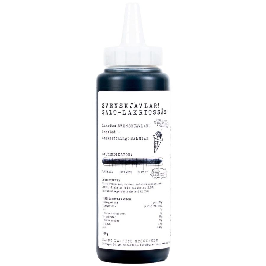 Haupt Lakrits Svenskjävlar! salmiaksauce 350 g