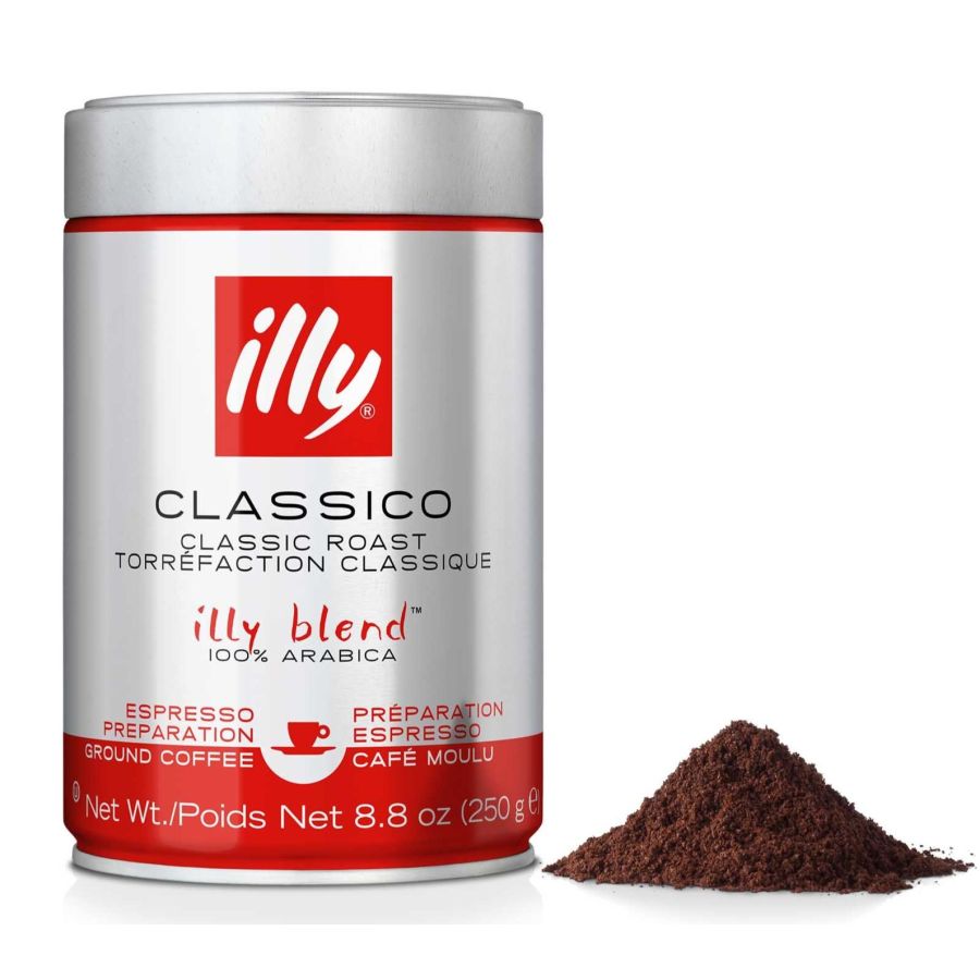 illy Espresso Classico 250 g malet kaffe