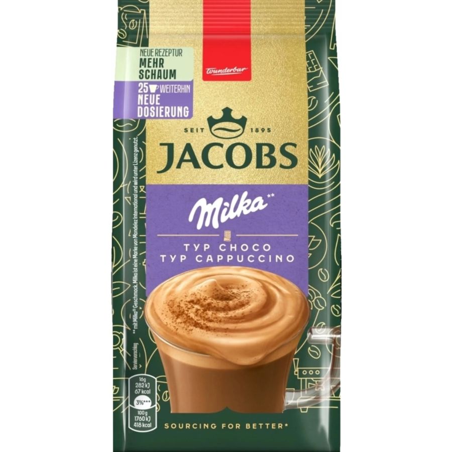 Jacobs Cappuccino Milka Choco smagfuld instantkaffe 400 g