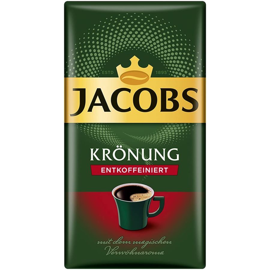 Jacobs Krönung Entkoffeiniert 500 g koffeinfri malet kaffe