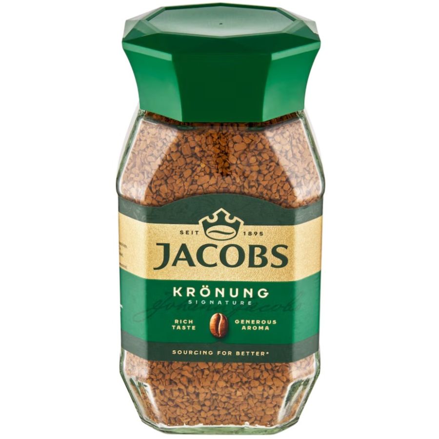 Jacobs Krönung instant kaffe 200 g glasburk