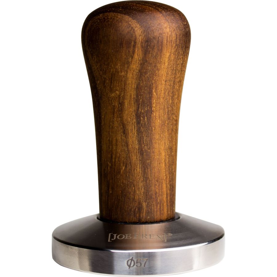 JoeFrex Tamper 57 mm with Wooden Handle