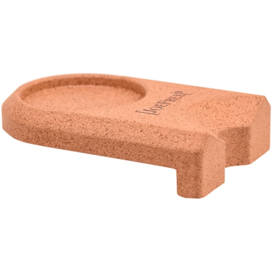 JoeFrex Corner Mat Tamper Holder, kork