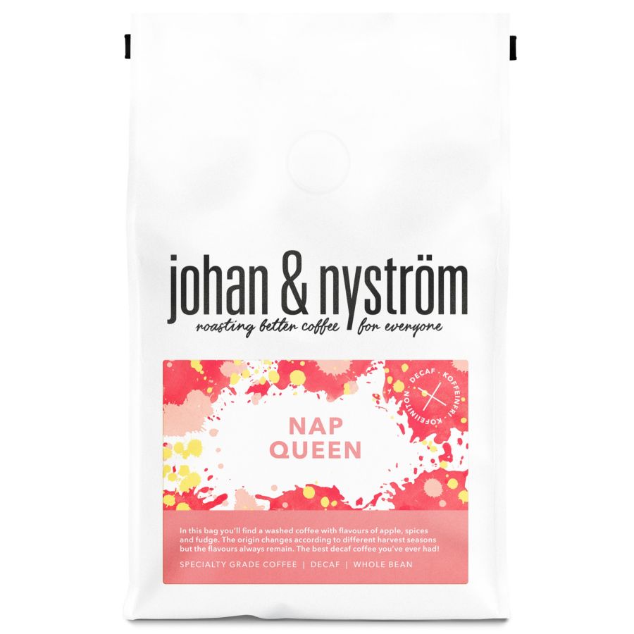 Johan & Nyström Nap Queen koffeinfri kaffe 250 g kaffebønner