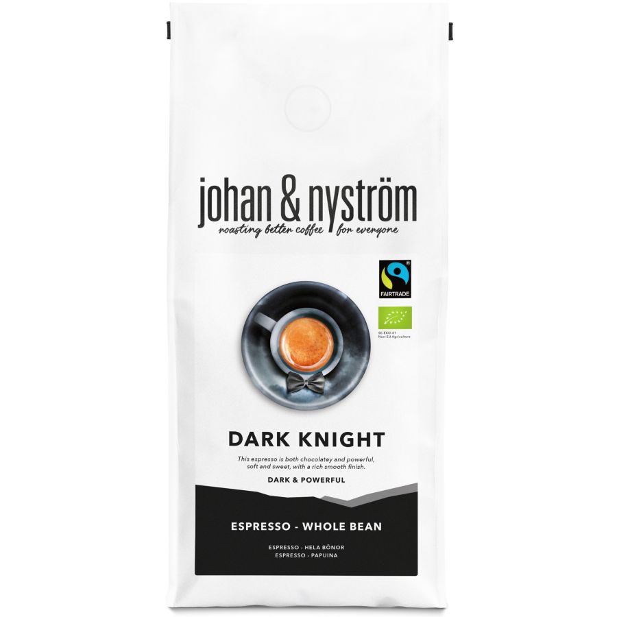 Johan & Nyström Espresso Dark Knight 500 g kaffebønner