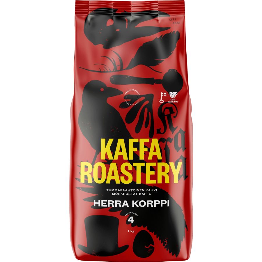 Kaffa Roastery Herra Korppi 1 kg kaffebønner