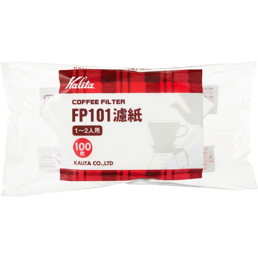 Kalita FP 101 hvide kaffefiltre på papir, 100 stk