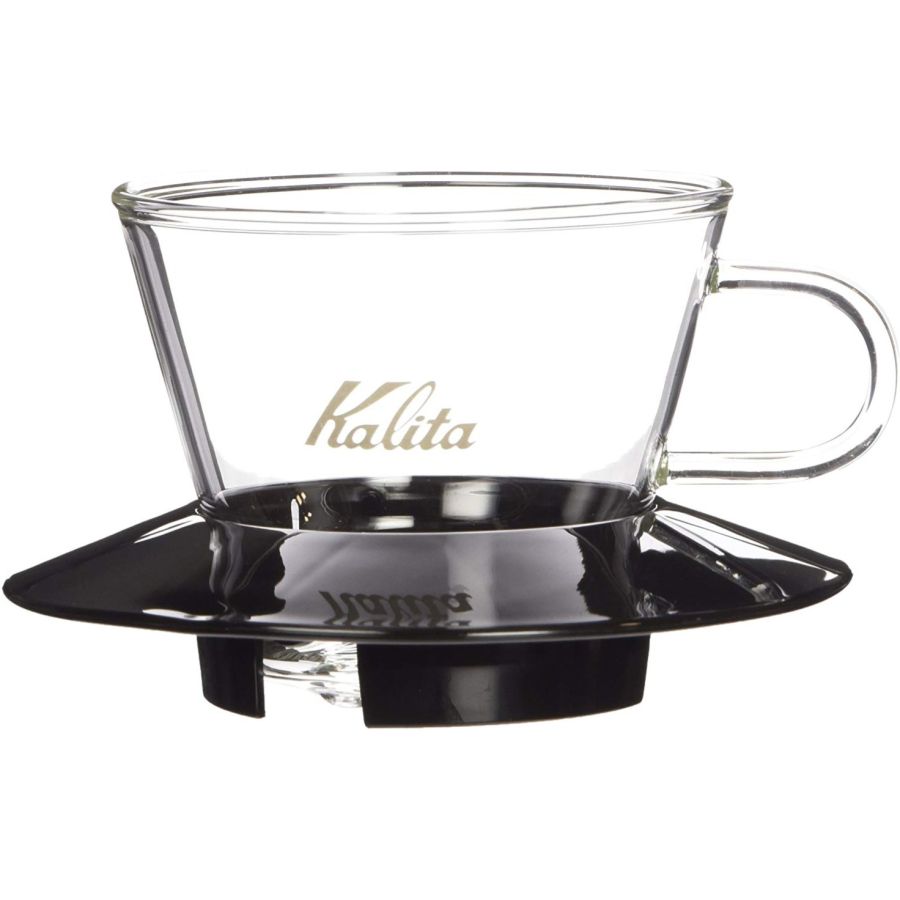 Kalita Wave #155 Glass Dripper filterholder i glas, sort