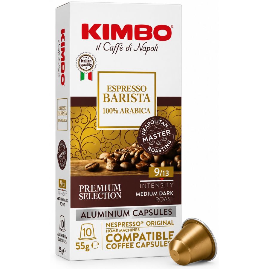 Kimbo Espresso Barista 100% Arabica Nespresso-kompatibel kaffekapsel 10 stk.