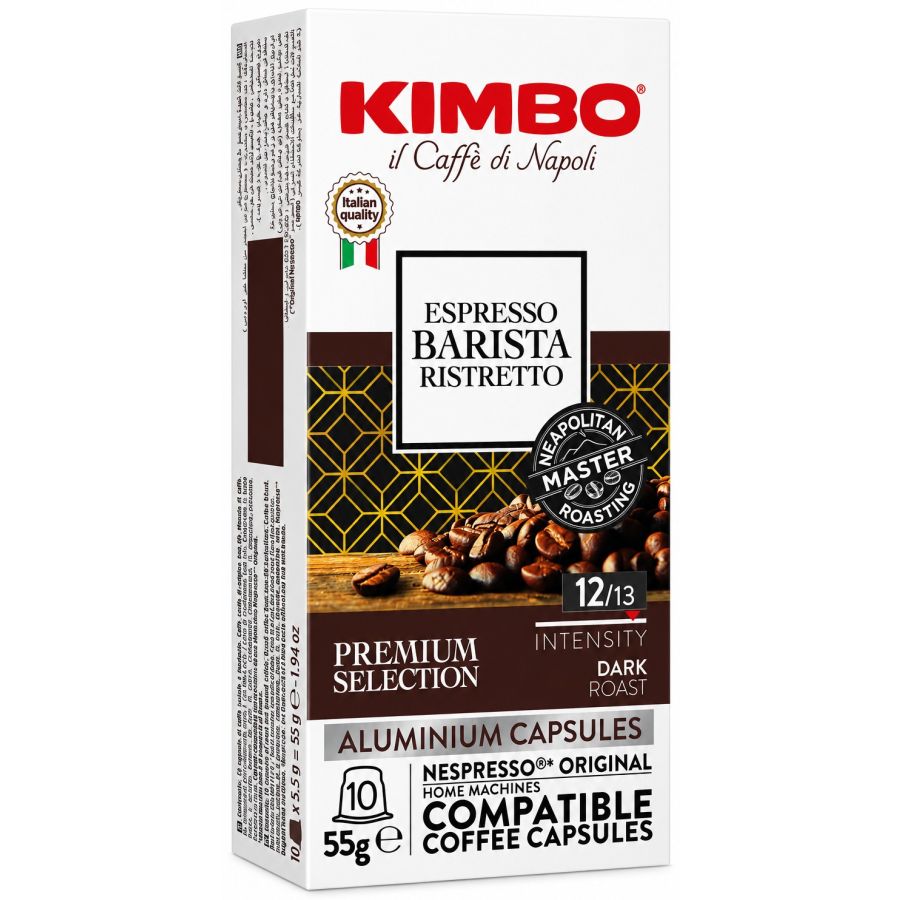Kimbo Ristretto Nespresso-kompatibel kaffekapsel 10 stk.