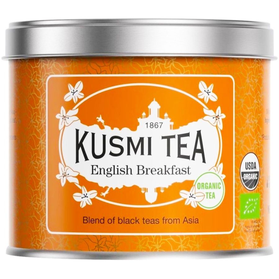 Kusmi Organic English Breakfast 100 g metaldåse