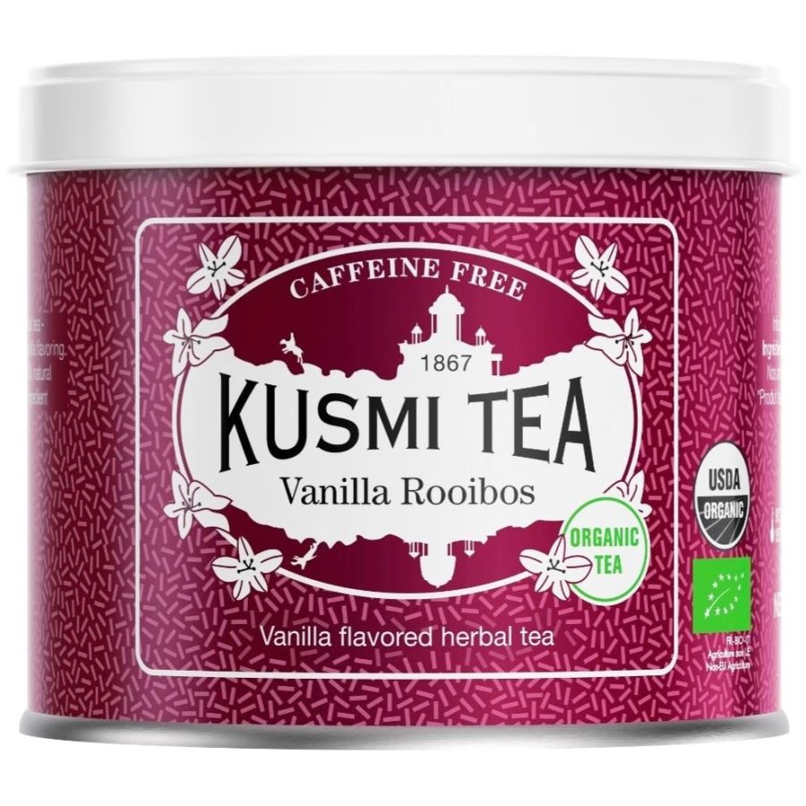 Kusmi Organic Vanilla Rooibos 100 g metaldåse