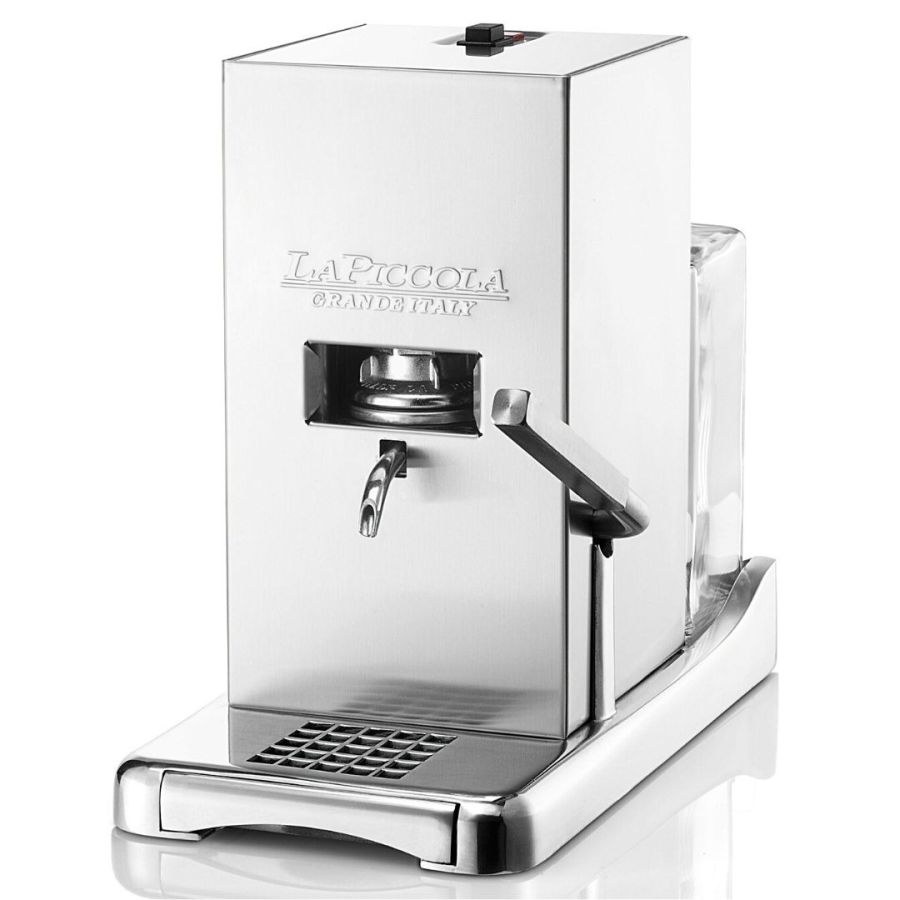 La Piccola Piccola espressomaskine til E.S.E. kaffepods, stål