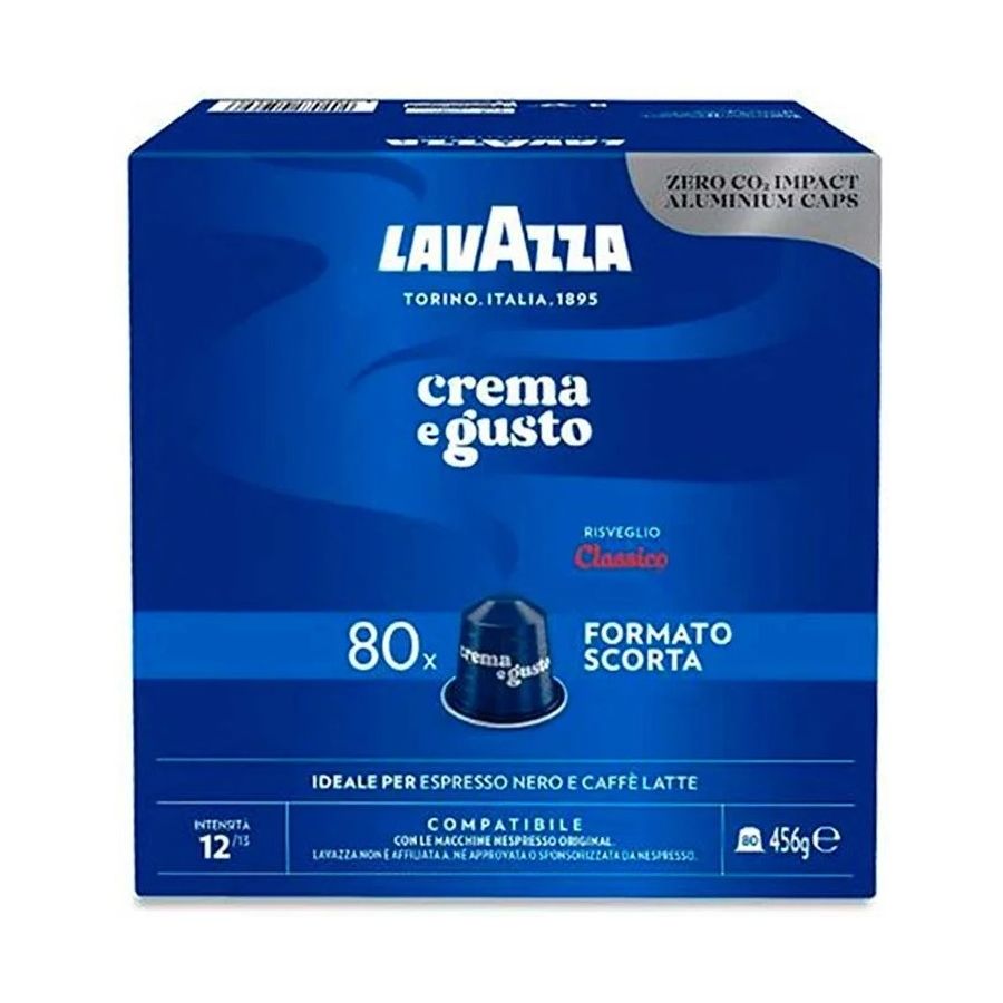Lavazza Crema e Gusto Classico Nespresso-kompatibel kaffekapsel 80 stk.