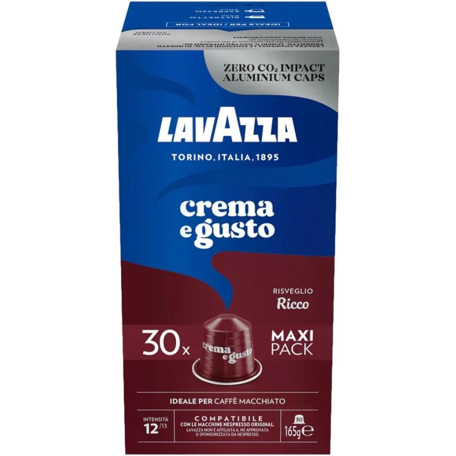 Lavazza Crema e Gusto Ricco Nespresso-kompatibel kapsel 30 stk.