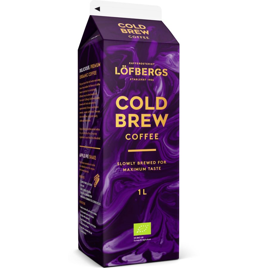 Löfbergs Cold Brew økologisk kaffe 1 l