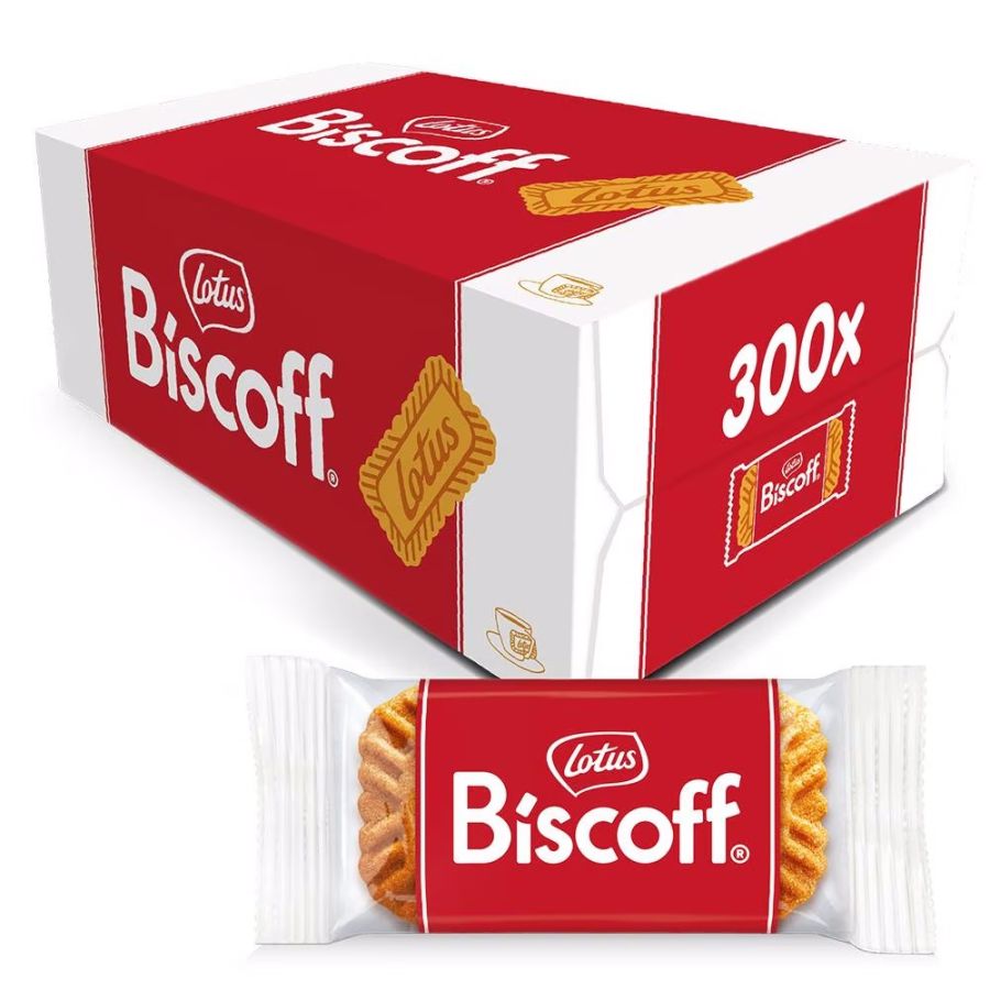 Lotus Lotus Biscoff Original Biscuit Individually Wrapped 300 x 6,3 g