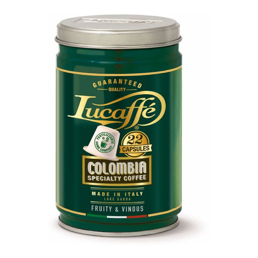 Lucaffé Colombia nedbrydelig Nespresso-kompatible kaffekapsler 22 stk.