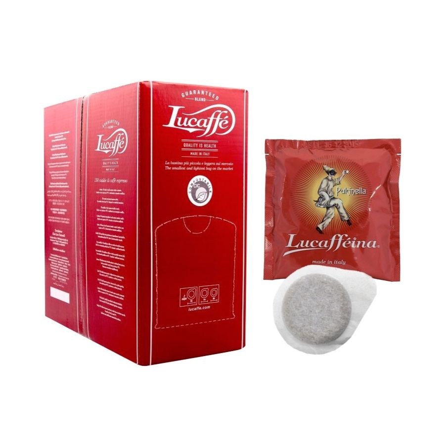 Lucaffé Pulcinella espresso pods 150 stk