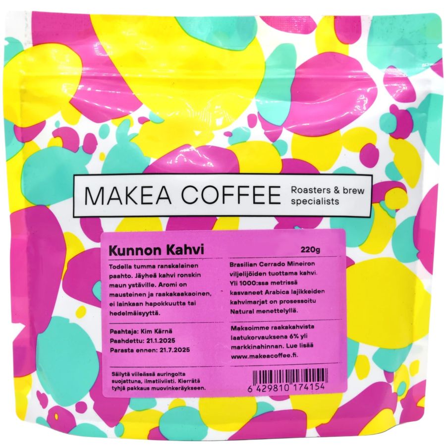 Makea Coffee Kunnon Kahvi 220 g kaffebønner
