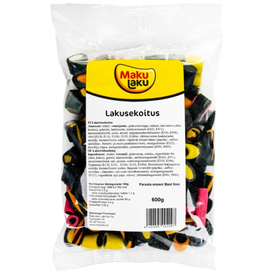 MakuLaku lakridsblanding 600 g