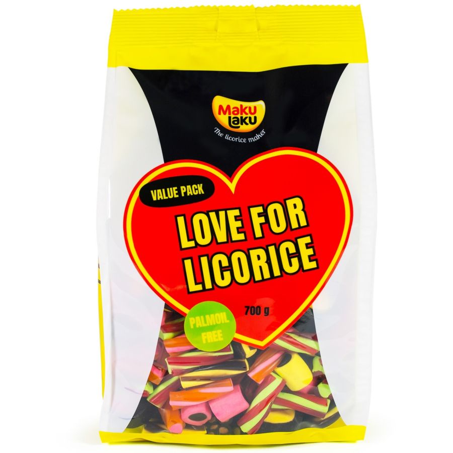 MakuLaku Love For Licorice fyldt lakrids 700 g
