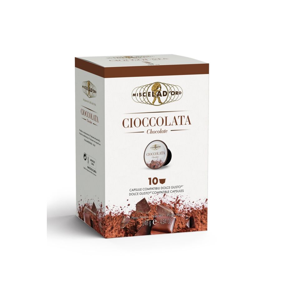 Miscela Miscela d'Oro Cioccolata - Dolce Gusto®-kompatible varm chokoladekapsler 10 stk.