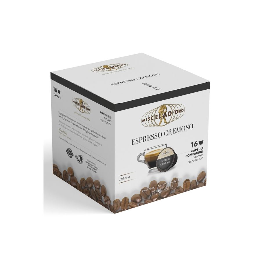 Miscela d'Oro Espresso Cremoso, Dolce Gusto®-kompatibel kaffekapsel, 16 stk.