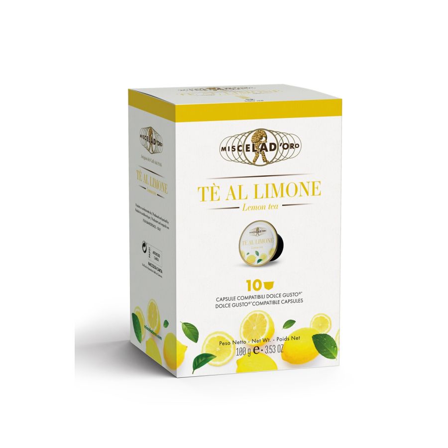 Miscela d'Oro Lemon Tea - Dolce Gusto®-kompatible citronte-kapsler 10 stk.