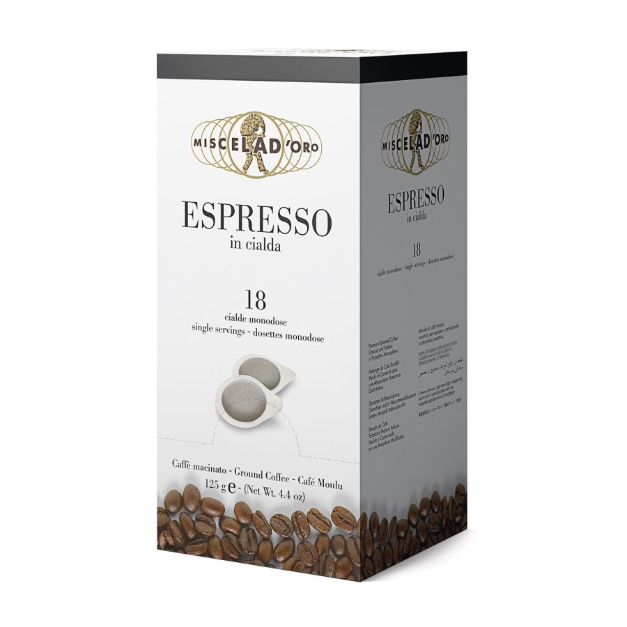Miscela d'Oro Espresso - espresso pods 18 stk