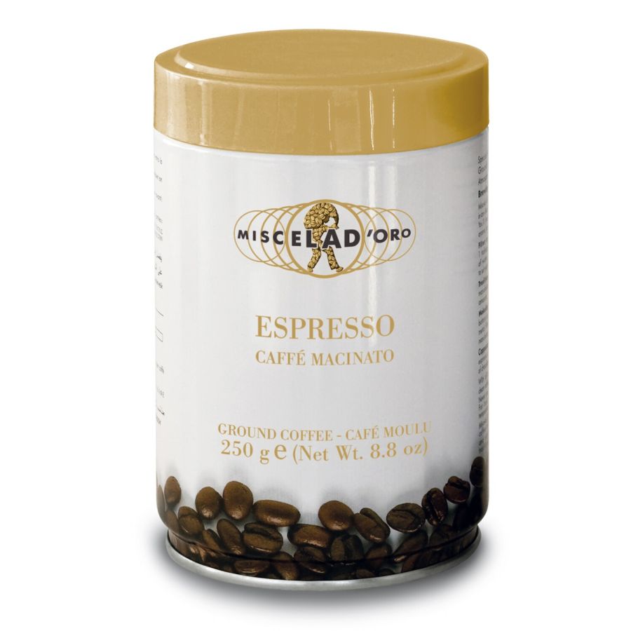 Miscela d'Oro Espresso 250 g malet kaffe i dåse