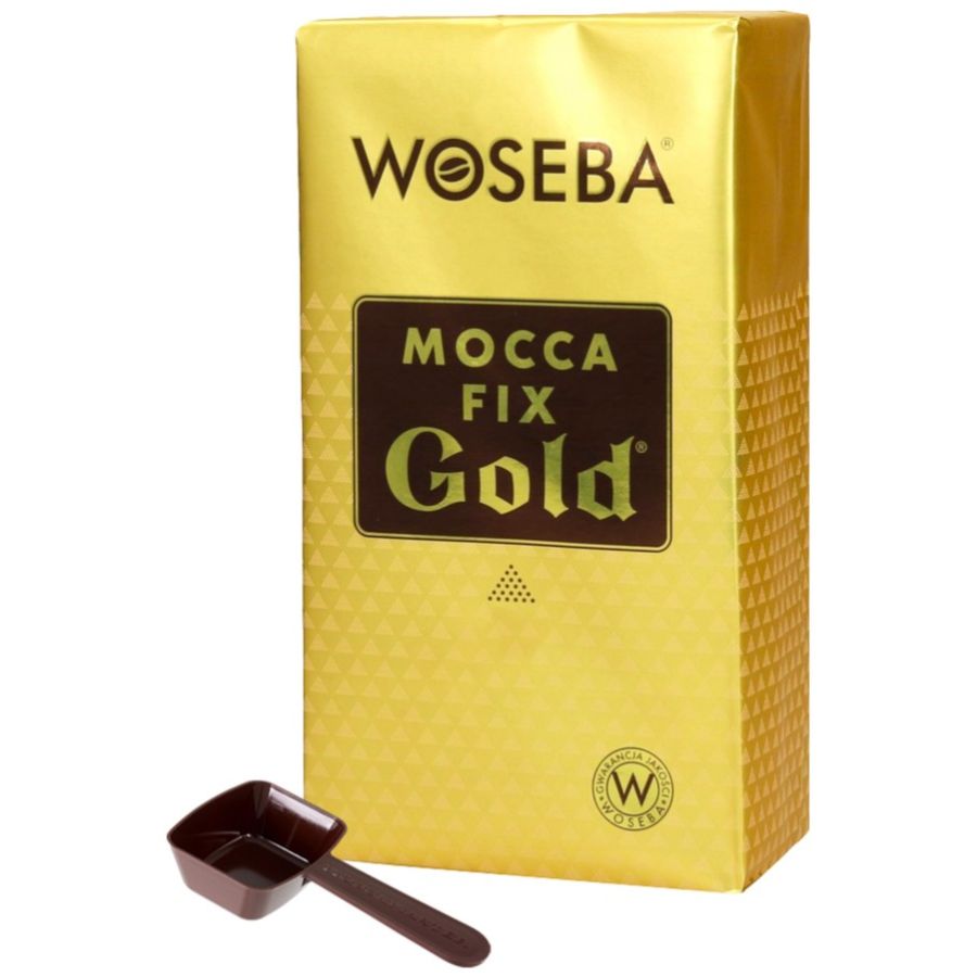 Moccamaster kaffemåleske + Woseba Mocca Fix Gold 500 g