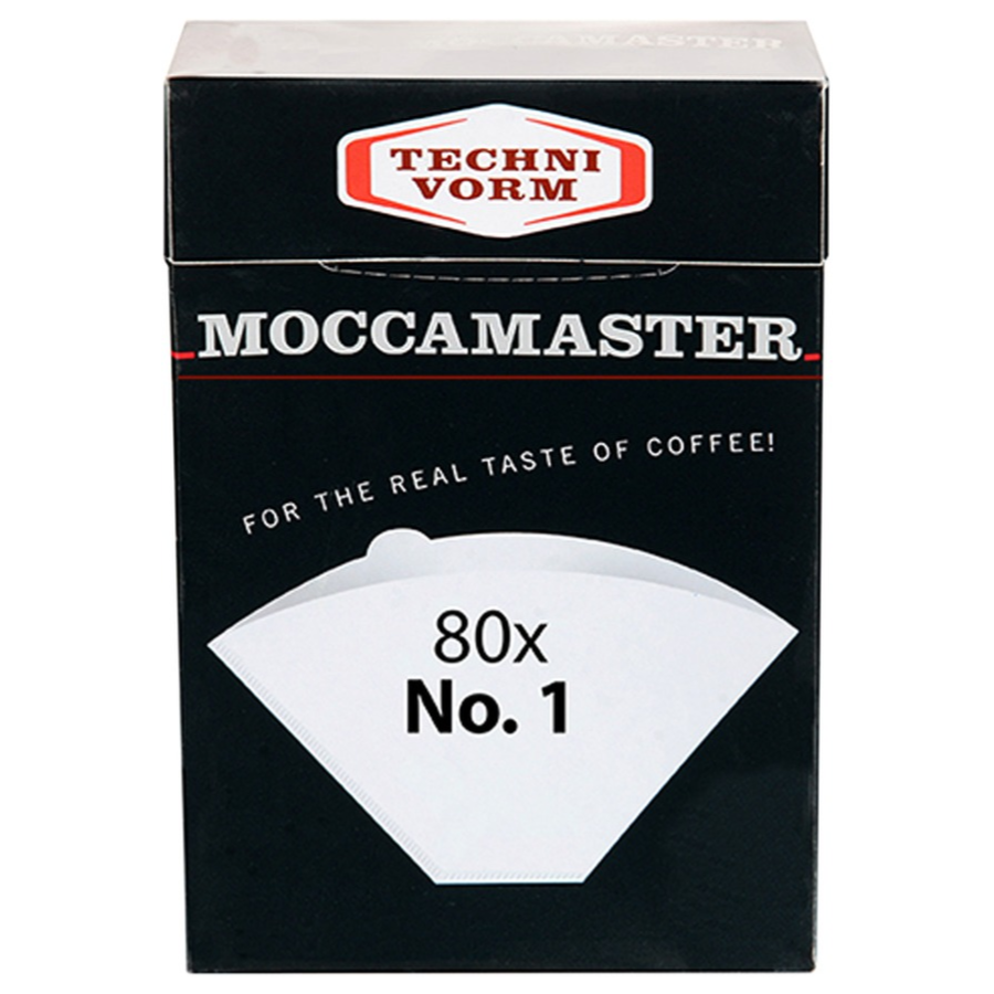 Moccamaster Cup-One kaffefilter Nr. 1, 80 stk.