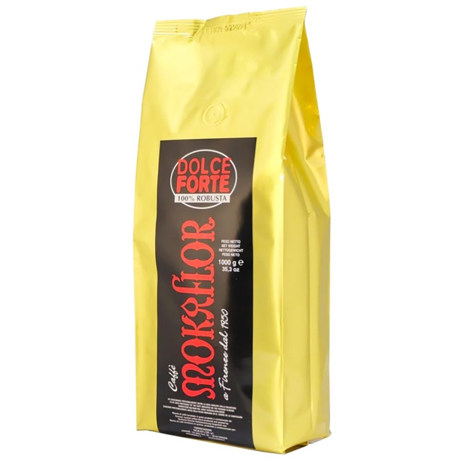 Mokaflor Dolce Forte 100 % Robusta 1 kg kaffebønner