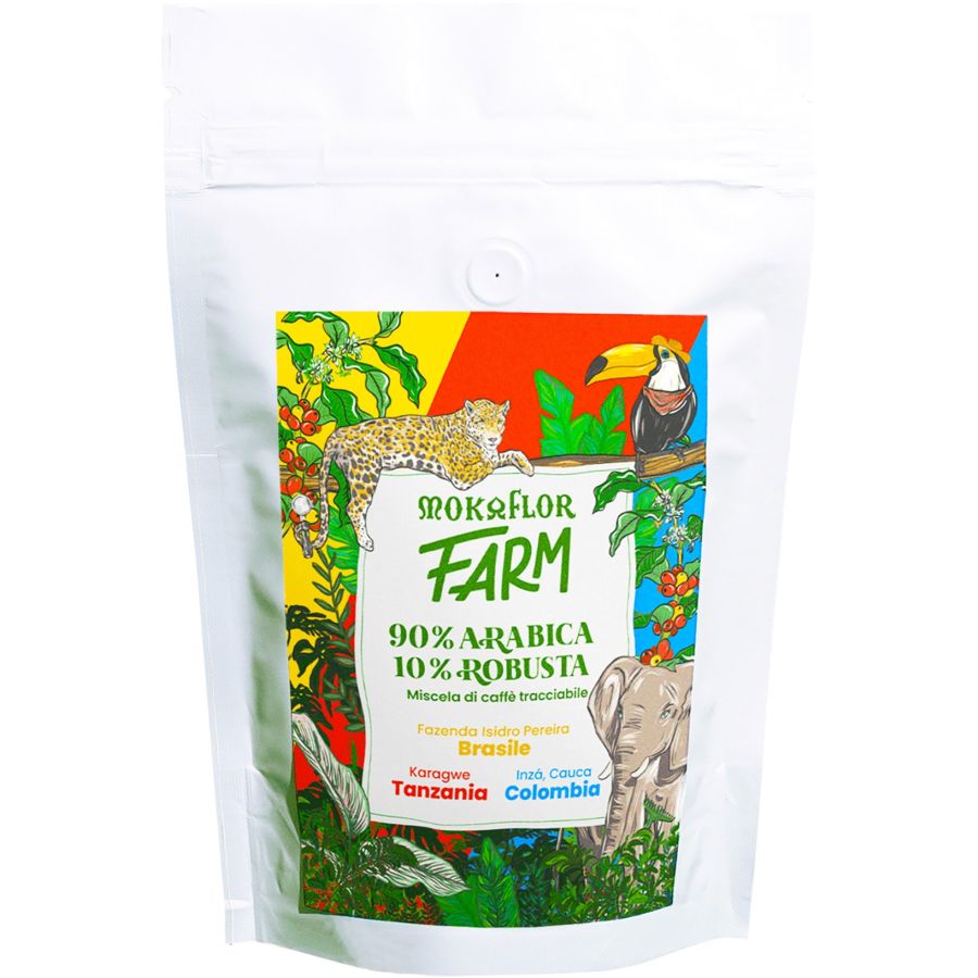 Mokaflor FARM 90 % Arabica & 10 % Robusta 250 g kaffebønner