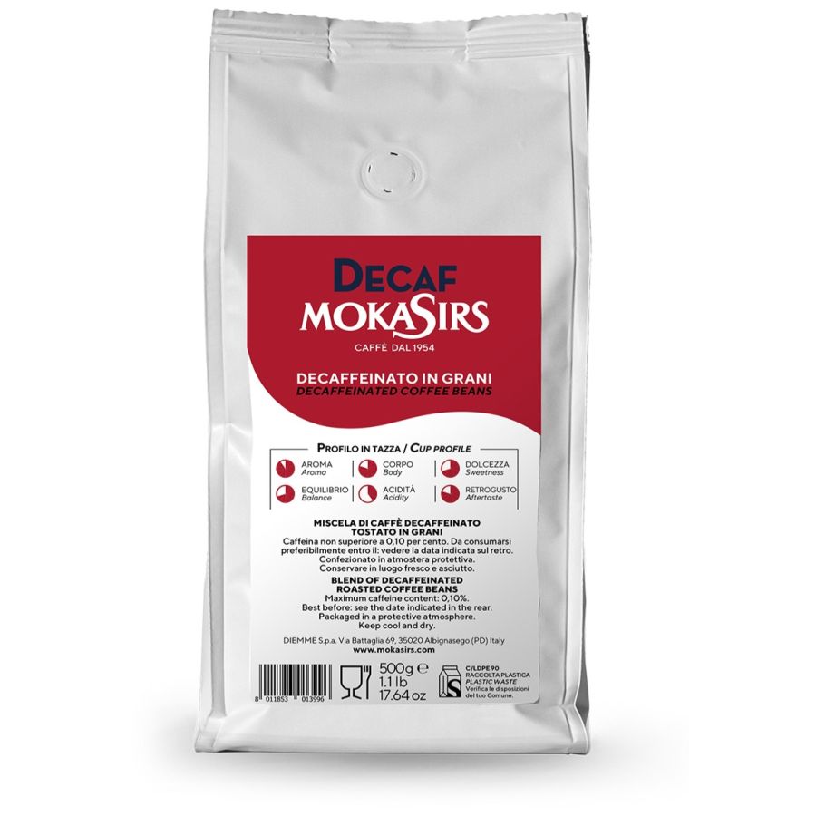 MokaSirs D koffeinfri 500 g kaffebønner