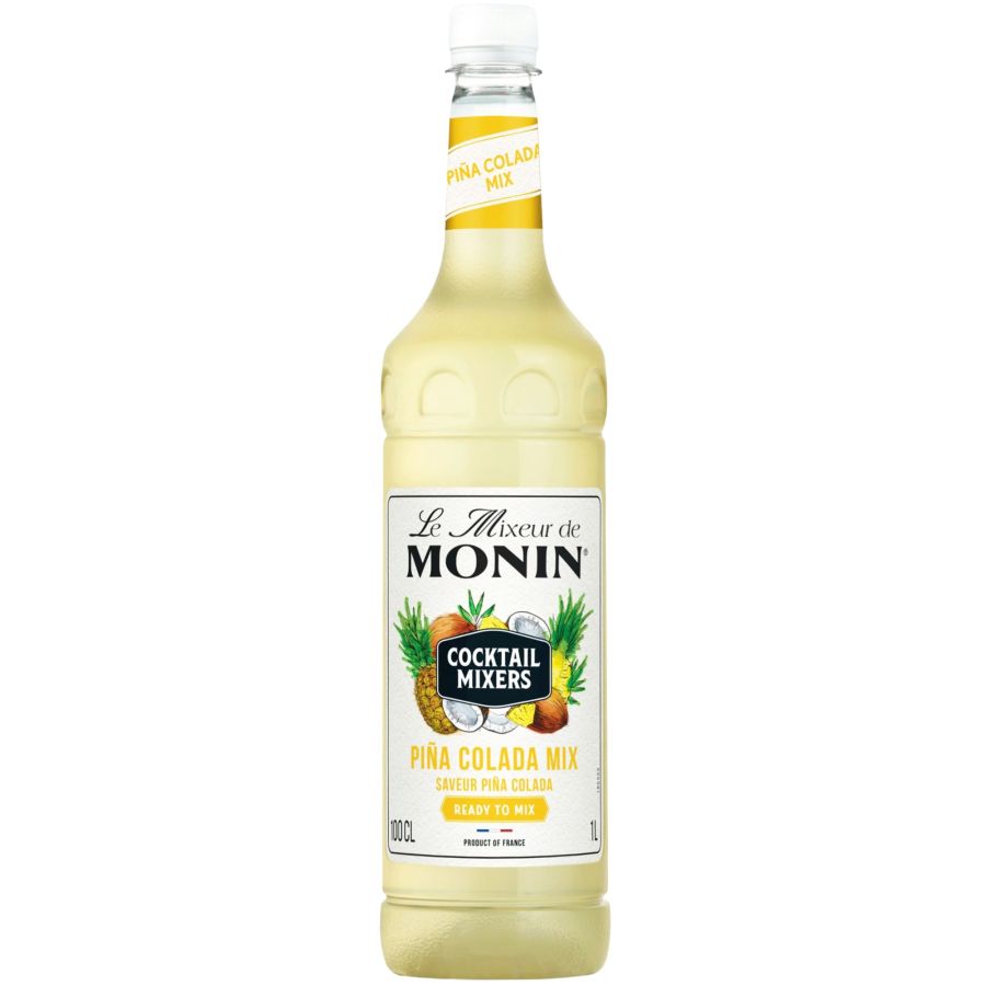 Monin Piña Colada Cocktail Mixer 1 l PET-flaske