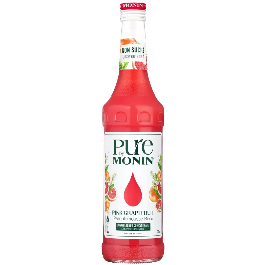 Pure by Monin Pink Grapefruit uden tilsat sukker 700 ml